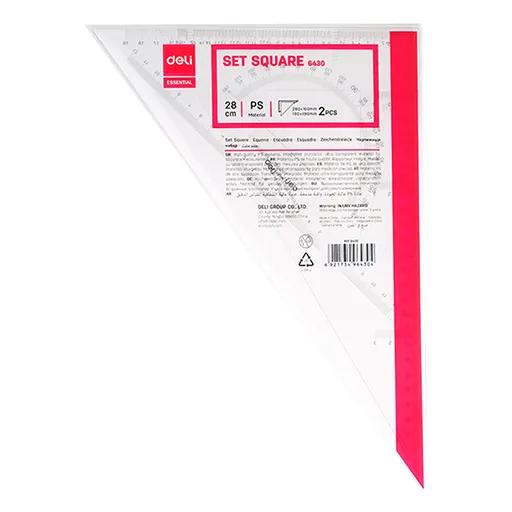 Escuadra 45gds 30cm E6425 Jgox2un