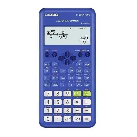 Calculadora científica Casio FX-82LA Plus -2 color azul