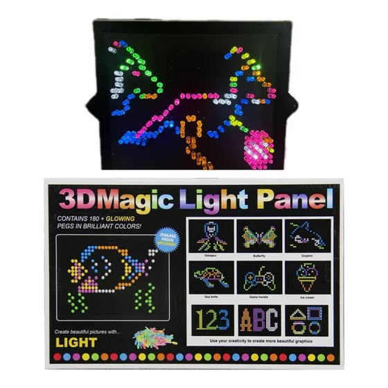 Rompecabezas De Píxeles Diy Con Luz: Juguetes Creativos