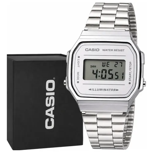 Relógio Casio Unissex Vintage Original A-168wg-9 Cor da pulseira