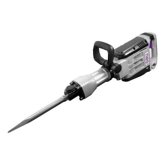Martillo Demoledor Antivibración 1700w 1850bpm 127v 60hz Neo Color Blanco