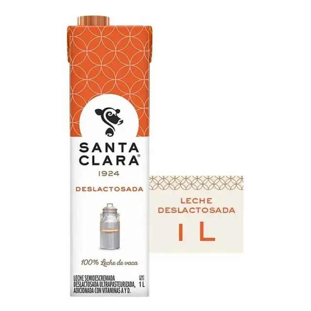Leche Santa Clara Deslactosada 1 L