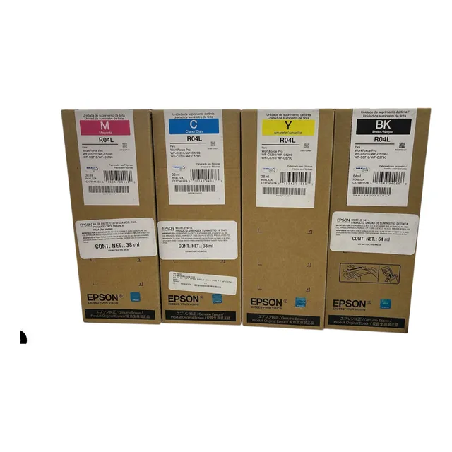 Paquete Tinta Epson R04l Bk/m/y/c Wf-c5290/wf-c5790
