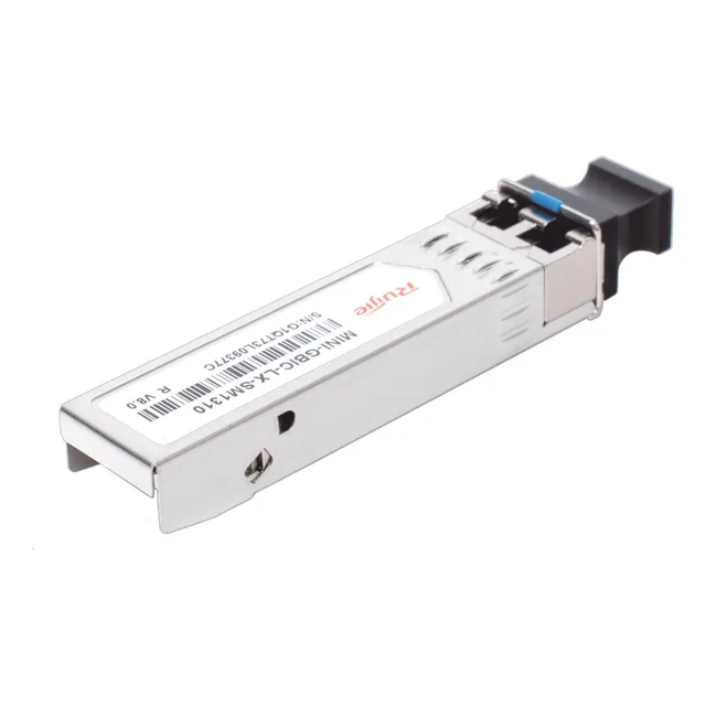 Ruijie Transceptor Mini-gbic-lx-sm1310 Mini-gbic Sfp 1gb Monomodo Lc Hasta10 Km Conector Fibra Óptica Compatibilidad Universal Transmisión De Larga Distancia