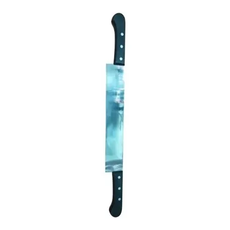 Cuchillo Doble Mango Pica Queso 35cm Español