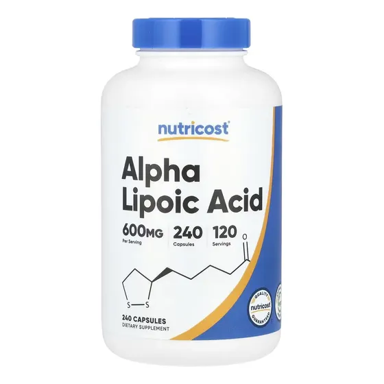 Nutricost Acido Alfa lipoico 600 Mg 240 Cápsulas Sabor Sin Sabor | Cuotas sin interés