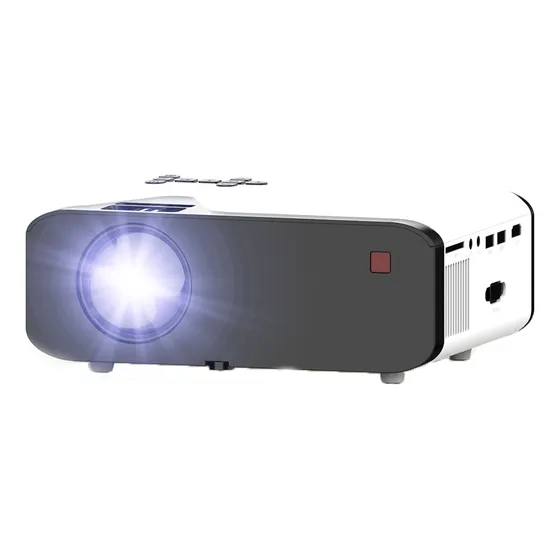 Proyector Led Gadnic Mini Portátil 4k Blanco Control Remoto