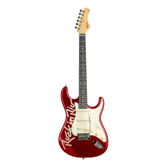 Guitarra Profissional Tagima Stratocaster Ferragens Pretas