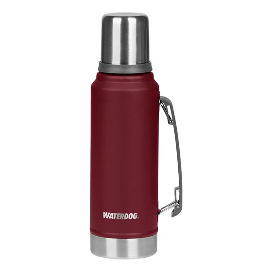 Termo Mate Waterdog 1000cc Antideslizante Acero Inoxidable.