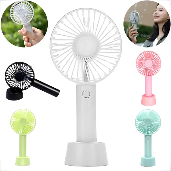Mini Ventilador Portatíl Usb De Mão Mesa Maquiagem