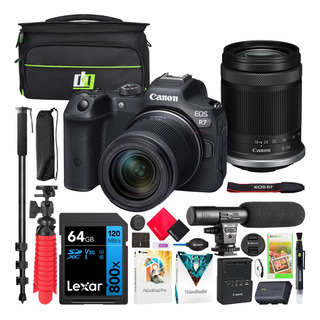 Câmera Sem Espelho Canon Eos R7 Com Lente Rf-s 18-150 Mm F3. Câmera Sem Espelho Canon Eos R7 Com Lente Rf-s 18-150 Mm F3.