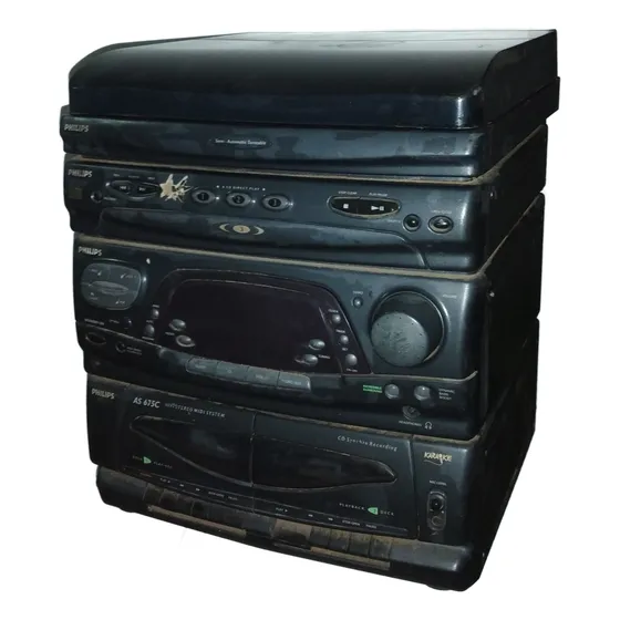Aparelho De Som Toca Discos Philips Stereo - Não Funciona 