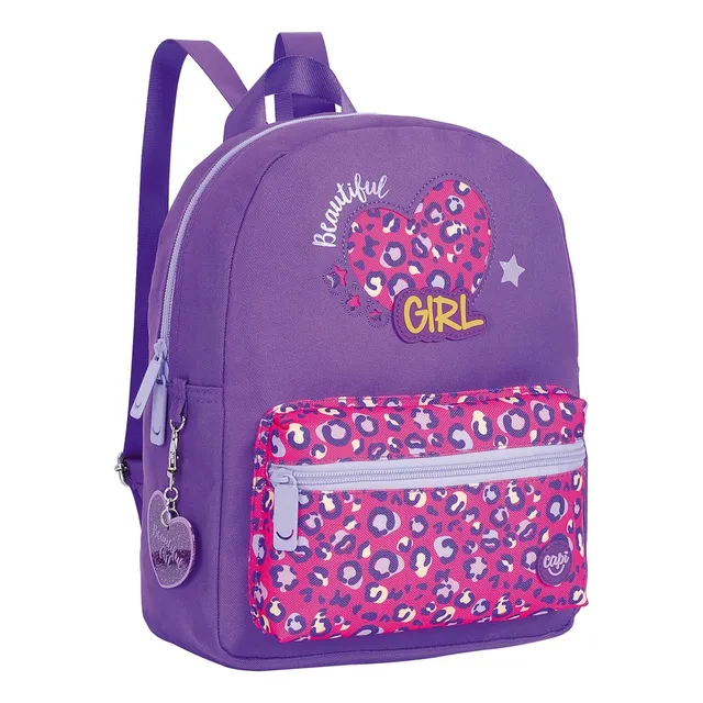 Mochila Morral Bolso Beautiful Purple Para Niñas Jóvenes