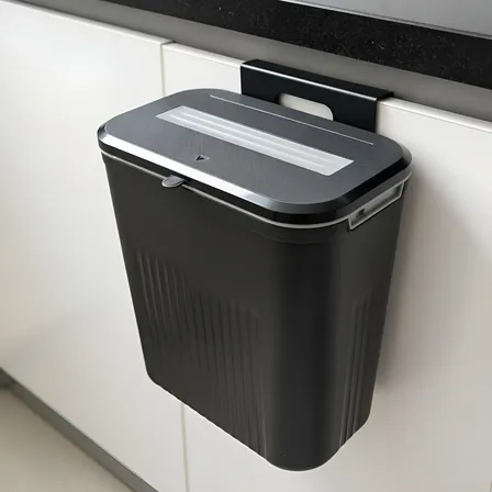 Lixeira Suspensa 9l Pia Cozinha Armário Banheiro Chão Parede