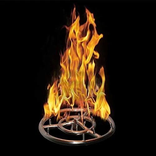 Skyflame Quemador Redondo Acero Para Chorro Chimenea 24.0