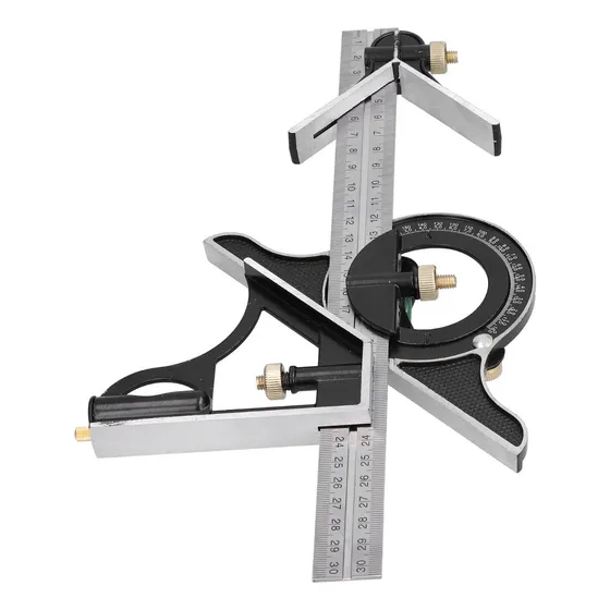 Escuadra Combinada 3 En 1 Corrediza 30cm 12 PuLG Gonio Nivel