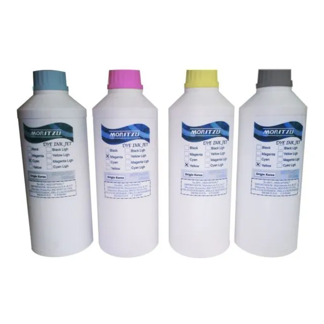 Tintas Sublimacion Premium 4 Lts, 100% Color Real  Moritzu
