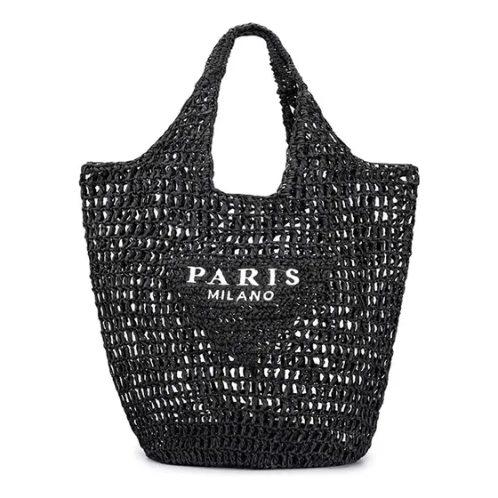 Pooopssd Nueva Bolsa Tejida, Bolsa De Tote De Malla, Cmv4e