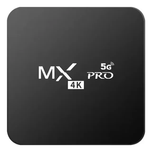 Tv Box (android Tv) Mx Q Pro 4k Negro Estándar