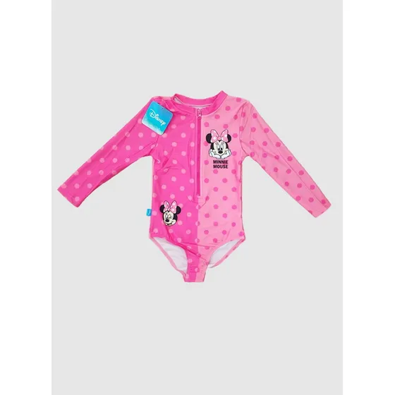 Traje De Baño Para Niña Manga Larga Disney