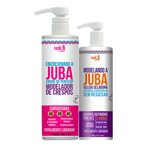 Kit Widi Care Juba Encrespando 500ml E Geleia 300g