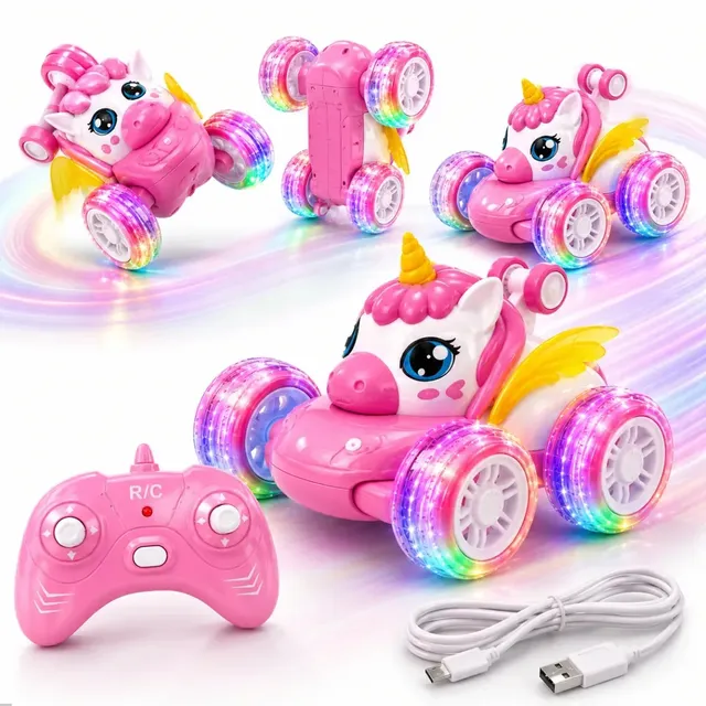 Carro Unicórnio com luzes LED