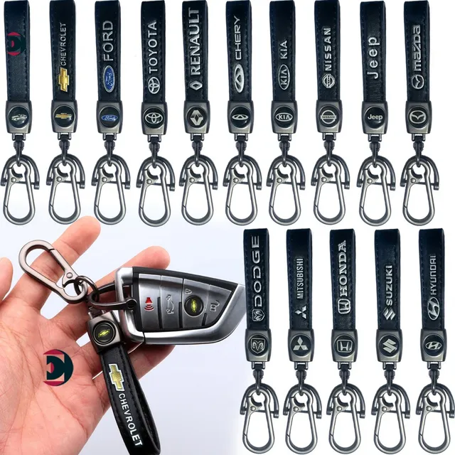 Llaveros Metálicos Con Emblema Automotriz Marca Auto