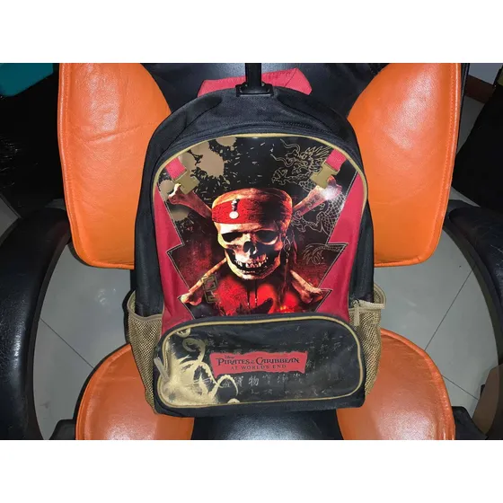 Maletín Escolar Con Ruedas Disney, Piratas Del Caribe Usado