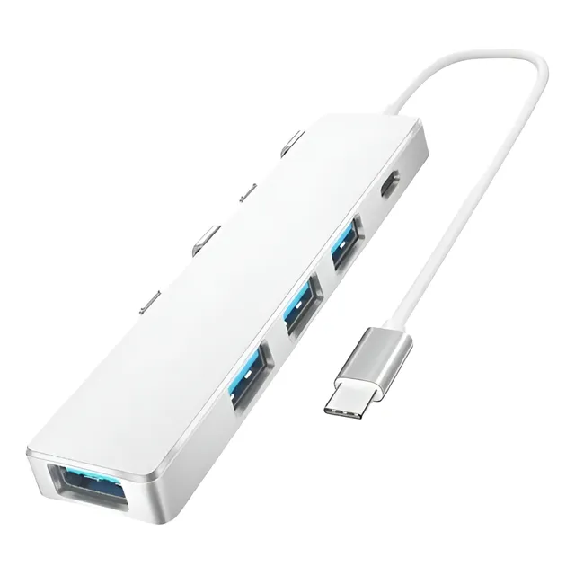Adaptador Hub Tipo C 5 Puertos Usb 3.1 5 Gbps Irm-09375