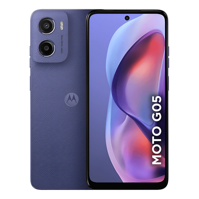 Smartphone Motorola Moto G05 - 128gb 12gb (4gb Ram + 8gb Ram Boost) E Camera 50mp Com Ai B...