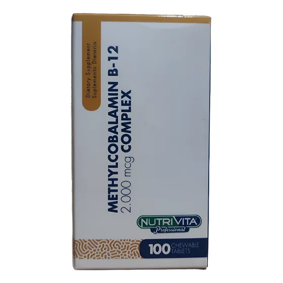 Methyl Cobalamin B-12 2.000mcg X100tab Sublingual- Nutrivita