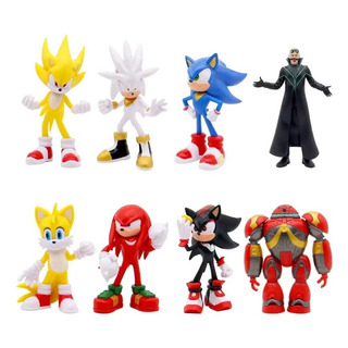 Bonecos Sonic Kit C/ 8 Conjunto Action Figure Pronta Entrega Bonecos Sonic Kit C/ 8 Conjunto Action Figure Pronta Entrega