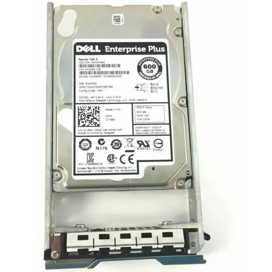 Dell Equallogic 600gb 10k Sas 2.5 07149n 7149n St9600205ss
