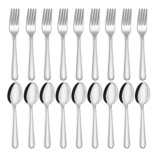 Juego De Cubiertos De 24 Piezas De Tenedores Y Cucharas, ... Juego De Cubiertos De 24 Piezas De Tenedores Y Cucharas, ...