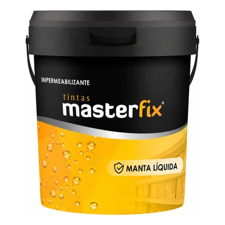 Manta Líquida Emborrachada Superflex Premium 4kg Masterfix Branco Fosco