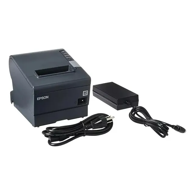 Impresora De Red Epson Tm-t88vi Monocromatica Negro (Reacondicionado)