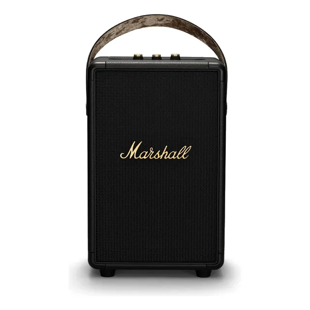 Parlante Bluetooth Marshall Tufton Color Black And Brass Color Negro