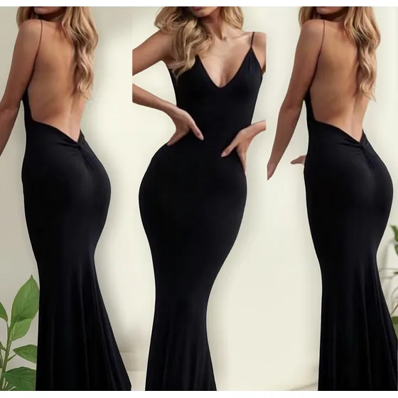 Vestido Sirena Con Frunce En Cola Latifa