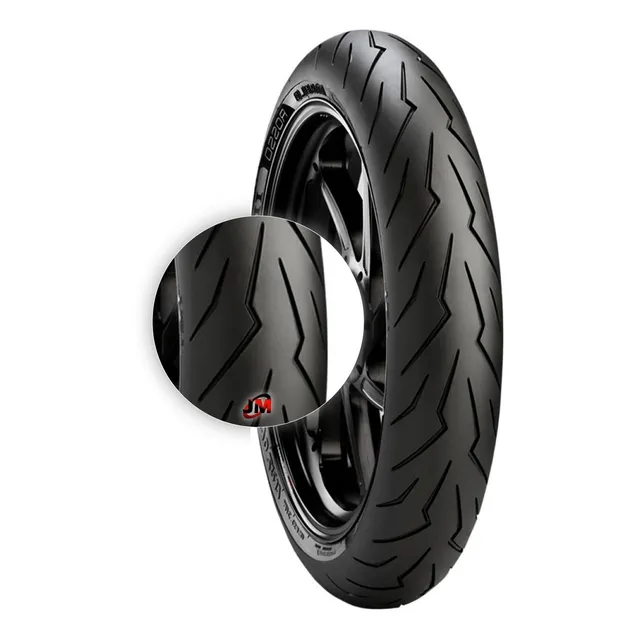 Llanta 100/80-17 Diablo Rosso 3 Pirelli Radial Fz16/20 Ns200