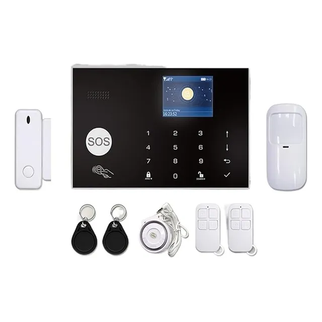 Alarma Casa Local Wifi Gsm Tactil Inalambrica Ap Tuya Smart.