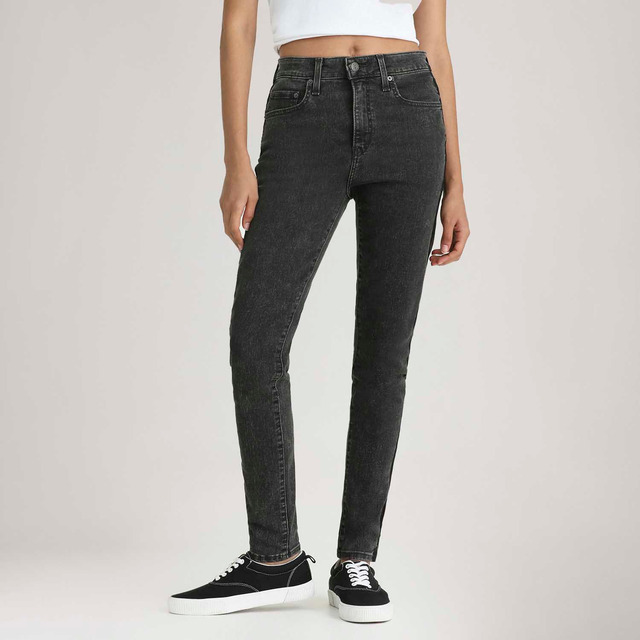 Calça Jeans Levis 721 High Rise Skinny Preta 188820765