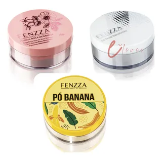 Kit 3 PĂł Translucido PĂł Banana E PĂł Rosa Mosqueta Solto Kit 3 PĂł Translucido PĂł Banana E PĂł Rosa Mosqueta Solto