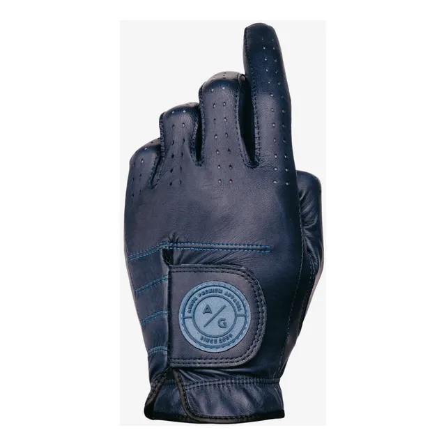 Asher Premium Guante Golf Azul Marino Para Hombre (va Mano
