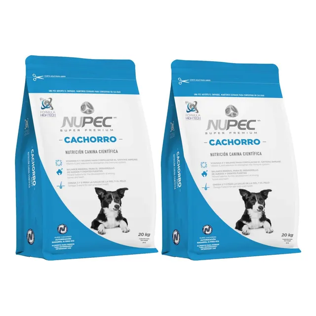 Nupec Cachorro Raza Mediana Y Grande De 20kg (2 Piezas)