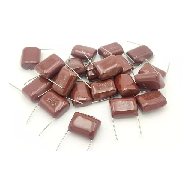 Set De 50 Capacitores De Poliéster 2.2k 250v