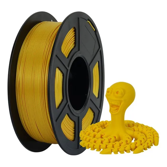 Filamento Pla Kingroon De 1 Kg Y 1.75 Mm Para Impresora 3d Color Dorado