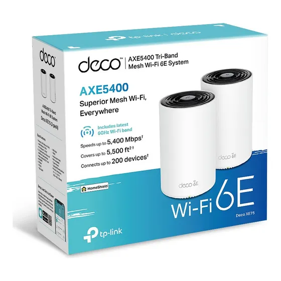 Kit 2 Repetidor TP-Link Deco DECO XE75 branco