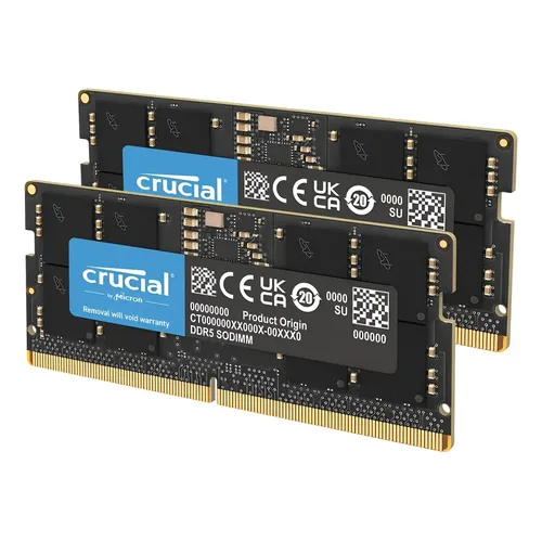 Memoria Ram Notebook 32gb 2x16gb Crucial Ddr5 5600mhz Sodimm