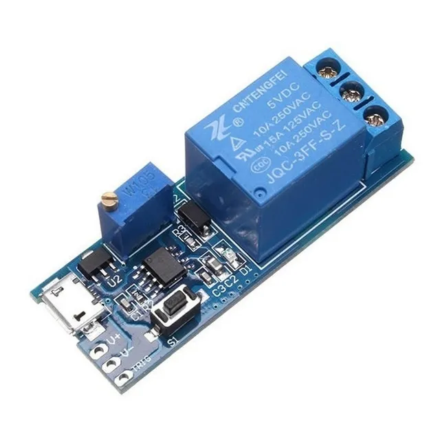 Módulo Timer Con Disparo Retrasado Relevador 5-30v, Arduino