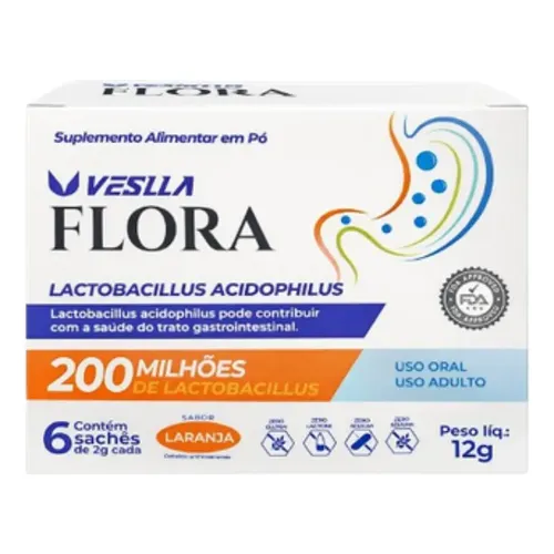Flora Lactobacillus Acidophilus 5bi 6 Sachês Probiótico | MercadoLivre